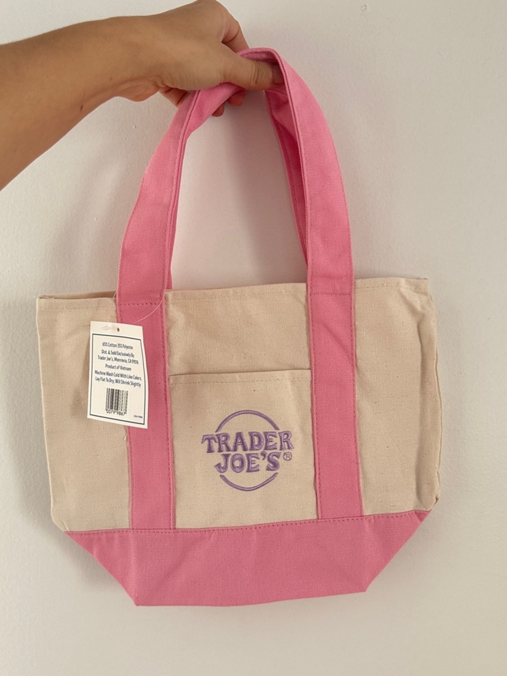 Trader Joe’s Pink Mini Tote!